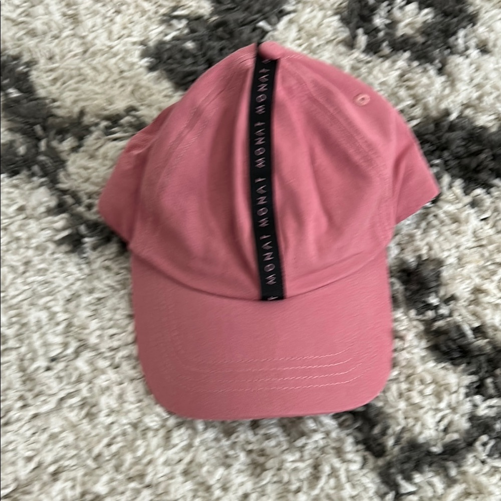 Pink Baseball Cap with Monat Logo